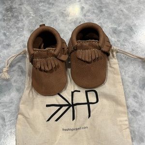 Freshly picked baby moccasins
